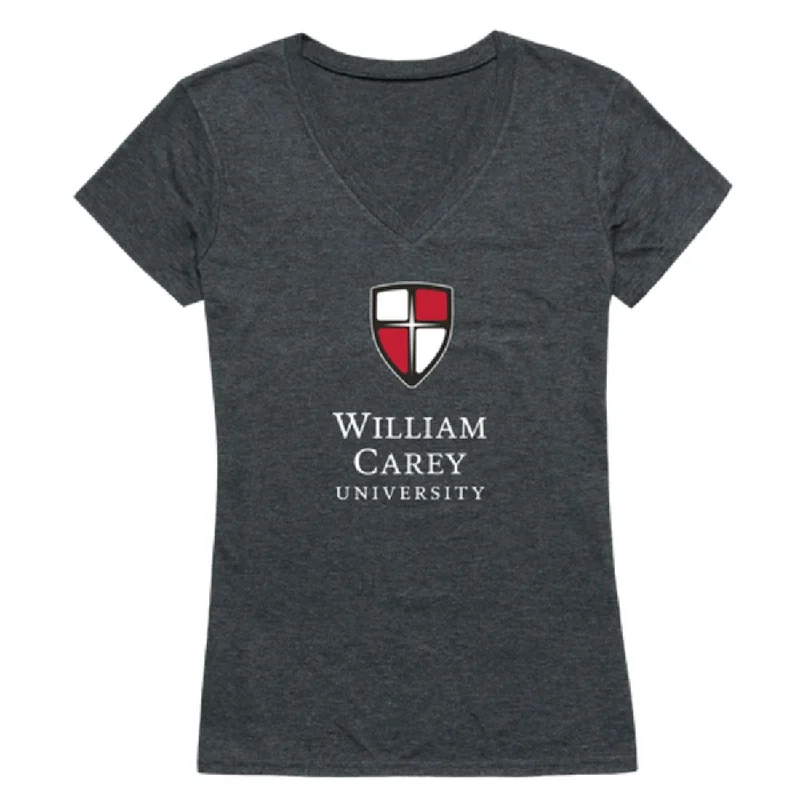 William Carey University Crusaders Womens Cinder T-Shirt Chenille Brocade Lace Chenille Brocade Lace William Carey University Crusaders Womens Cinder T-Shirt Chenille Brocade Lace Chenille Brocade Lace