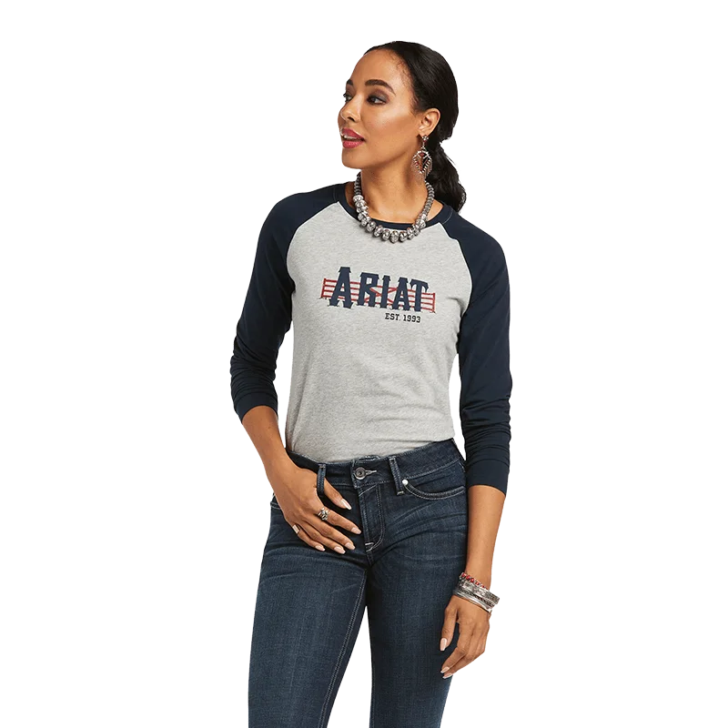 Ariat Ladies REAL Graphic Heather Grey T-Shirt Fitted T-Shirt Seamless Stretchy Fitted T-Shirt Seamless Stretchy Ariat Ladies REAL Graphic Heather Grey T-Shirt Fitted T-Shirt Seamless Stretchy Fitted T-Shirt Seamless Stretchy
