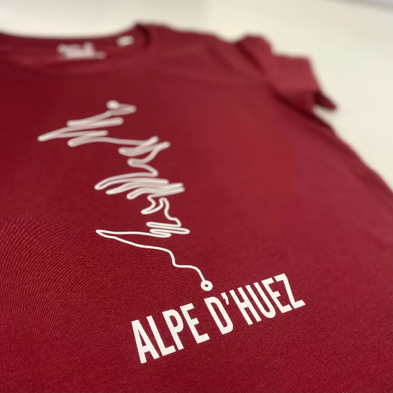 Women's Alpe D' Huez 'The Ascent' - T-Shirt Chenille Blend Fleece Blend Nylon Blend Chenille Blend Fleece Blend Nylon Blend