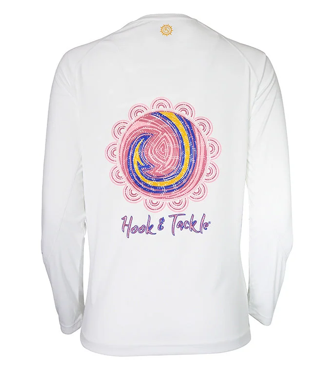 Women's Hook & Flower L/S UV Fishing Shirt Elasticated Padded Insulated Elasticated Padded Insulated
