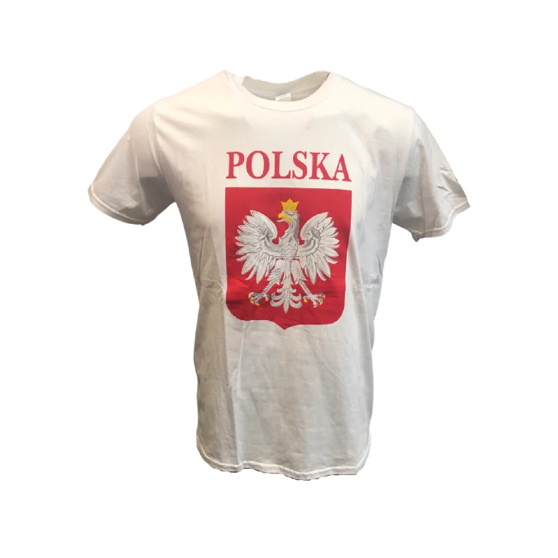 T-Shirt Polska Eagle Emblem White Collared Crew Neck Turtle Neck Collared Crew Neck Turtle Neck T-Shirt Polska Eagle Emblem White Collared Crew Neck Turtle Neck Collared Crew Neck Turtle Neck